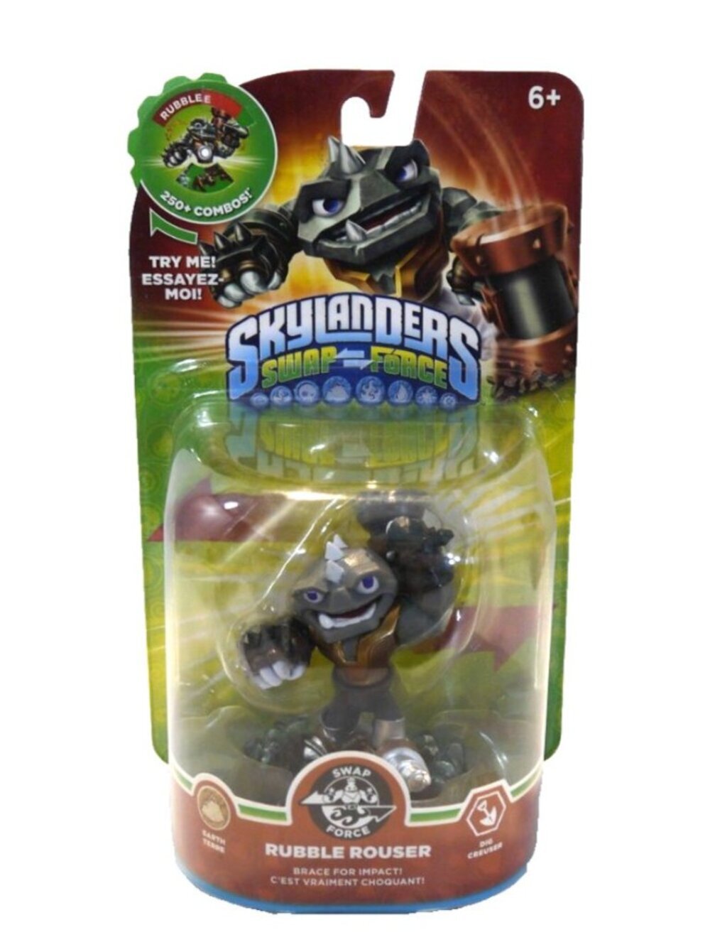 Skylanders Swap Force Rubble Rouser action figure 2013 Activision, New